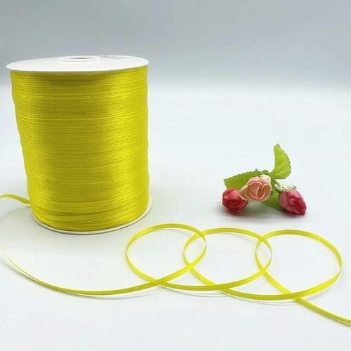 Rollen 10 Yards 3 mm Seidensatinband für Partydekoration, Einladungskarte, Geschenkverpackung, Scrapbooking-Zubehör, Band zum Nähen, Basteln, 27 von GFFJHGGD