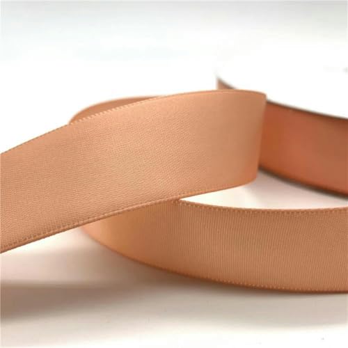 Yards/Lot 6/10/15/20/25/38/50 mm Seidensatinband Polyesterband für handgefertigte Schleife, Weihnachtsdekoration, Nähstoff-12–20 mm, 5 Yards von GFFJHGGD