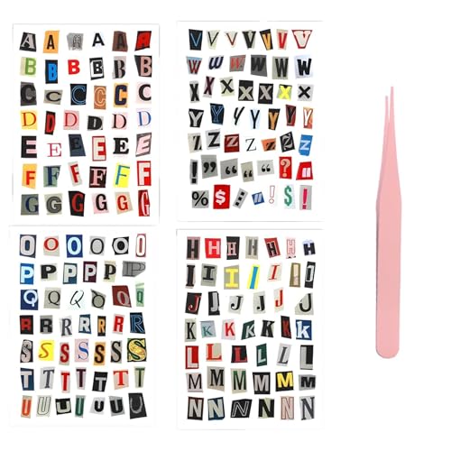181 Stück buchstaben Aufkleber, Selbstklebende Aufkleber Buchstaben, Enthält Eine Pinzette, Vintage Scrapbook Stickers, Selbstklebende Buchstaben Aufkleber Scrapbook Stickers Journal Sticker Aesthetic 181 Stück buchstaben Aufkleber, Selbstklebende Aufkleber Buchstaben, Enthält Eine Pinzette, Vintage Scrapbook Stickers, Selbstklebende Buchstaben Aufkleber Scrapbook Stickers Journal Sticker Aesthetic von GFTCGK