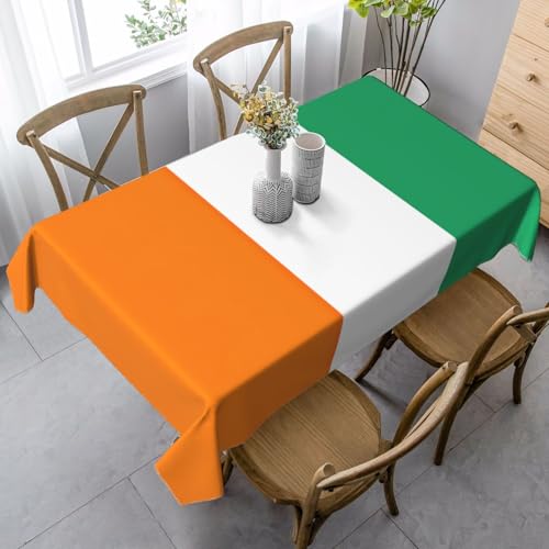 GFXEDSAH Tischdecke mit Flagge der Elfenbeinküste, bedruckt, Party-Tischdecke, für Thanksgiving, Weihnachten und Party-Dekoration von GFXEDSAH