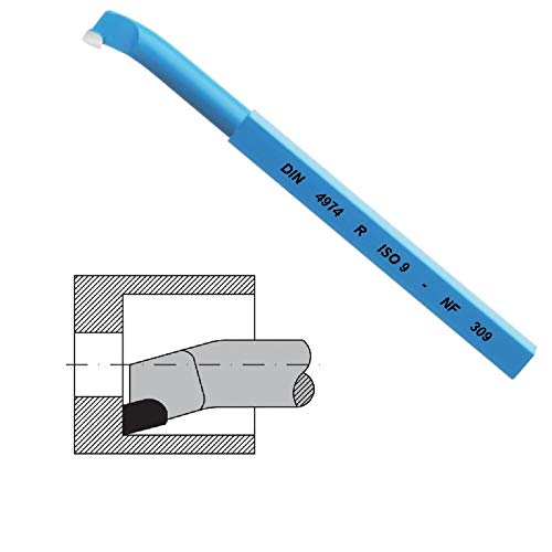 Innen-Eckdrehmeißel Drehstahl Ø 8 x 8 mm Innen quadratisch HM-bestückt DIN 4974 ISO-9 Qualität P20 von GG