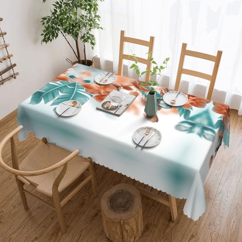 GGDCRFF Tischdecke mit Orchideen-Druck, für den Innen- und Außenbereich, dekorativ und funktional, perfekt für Cafés, Abendessen, Picknicks und mehr von GGDCRFF