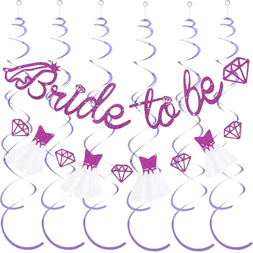 Bride to Be Banner für Junggesellinnenabschied (lila) von GHKJOK