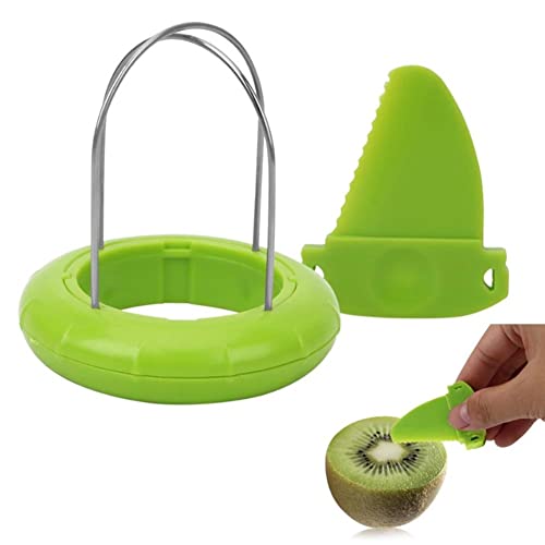 2-in-1 Obstschäler, Kiwi-Schneider schnell, abnehmbarer Kiwi-Hobel, Entkerner, Schäler, Schaufel, kreativer Küchenschäler, Werkzeugschneider, Kiwi-Schneider-Werkzeug von GHYJPAJK