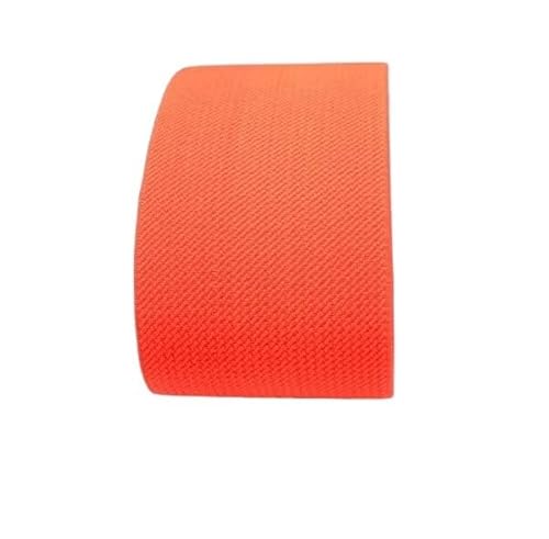 GIAYEU Elastisch for Nähen, 5 cm breite elastische Bänder aus Maiskörnern, for Nähen von Kleidung, Zubehör, elastisches Band, Gummiband(Orange) von GIAYEU