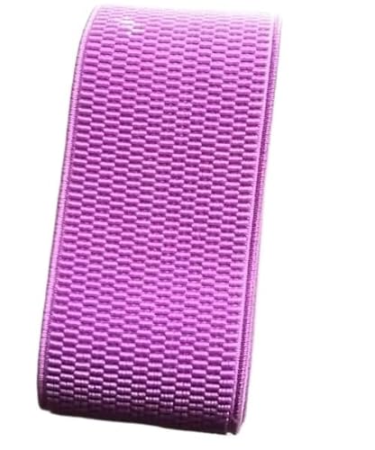 GIAYEU Elastisch for Nähen, 5 cm breite elastische Bänder aus Maiskörnern, for Nähen von Kleidung, Zubehör, elastisches Band, Gummiband(Purple Red) von GIAYEU