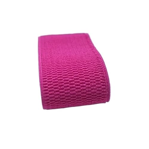 GIAYEU Elastisch for Nähen, 5 cm breite elastische Bänder aus Maiskörnern, for Nähen von Kleidung, Zubehör, elastisches Band, Gummiband(Rose) von GIAYEU