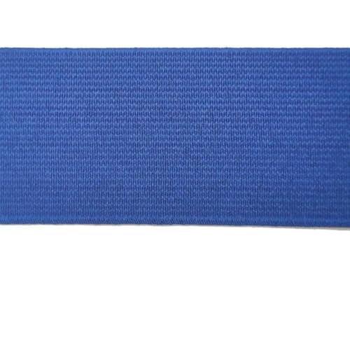 GIAYEU Gummiband for Nähen, 1 m, 30 mm/40 mm breit, flaches Gummiband for Nähen von Schutzkleidungszubehör, schwarzes Dickes Gummiband, Seil, DIY(Blue,40mm) von GIAYEU