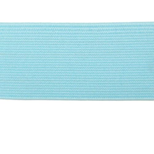 GIAYEU Gummiband for Nähen, 1 m, 30 mm/40 mm breit, flaches Gummiband for Nähen von Schutzkleidungszubehör, schwarzes Dickes Gummiband, Seil, DIY(Moon Blue,30mm) von GIAYEU