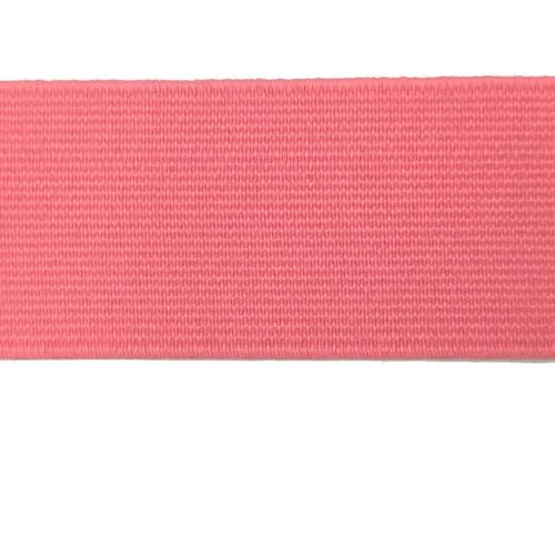 GIAYEU Gummiband for Nähen, 1 m, 30 mm/40 mm breit, flaches Gummiband for Nähen von Schutzkleidungszubehör, schwarzes Dickes Gummiband, Seil, DIY(Pink,30mm) von GIAYEU