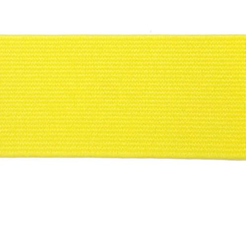 GIAYEU Gummiband for Nähen, 1 m, 30 mm/40 mm breit, flaches Gummiband for Nähen von Schutzkleidungszubehör, schwarzes Dickes Gummiband, Seil, DIY(Yellow,30mm) von GIAYEU