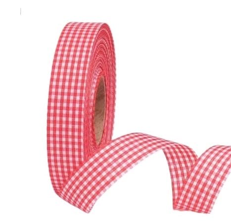 Regenbogenband, 45,7 m Gitterband for Tortenschachteln, Verpackung, Gitterband, DIY-Dekoration, gebackenes Band, Blumenstrauß, Geschenkband(Red) von GIAYEU