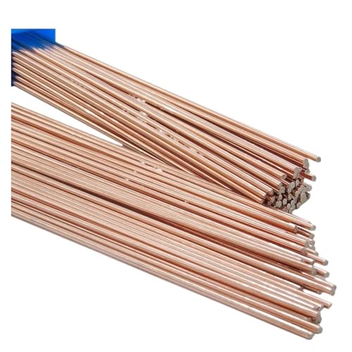 GIFANNY 1/1,5/2/2,5/3/4mm 50cm Messing Schweißstab Phosphor Kupfer Elektrode Schweißdraht Lötstab Bronze Kein Lötpulver erforderlich(1.3X3.2X500mm,10Pcs) von GIFANNY