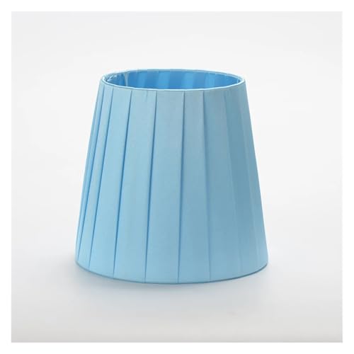 GIJMZY Lampenschirm 2 Stück 14 cm kleine Kronleuchter-Lampenschirme aus Glas, Moderne Wand-Laser-Abdeckung, for Anklipsen for Schlafzimmer und Wohnzimmer(Blue) von GIJMZY