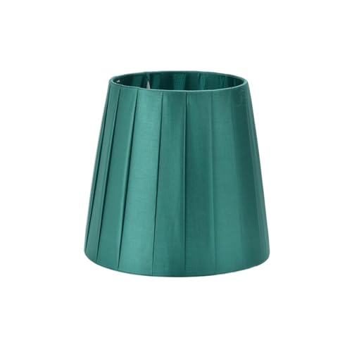 GIJMZY Lampenschirm 2 Stück 14 cm kleine Kronleuchter-Lampenschirme aus Glas, Moderne Wand-Laser-Abdeckung, for Anklipsen for Schlafzimmer und Wohnzimmer(Dark Green) von GIJMZY