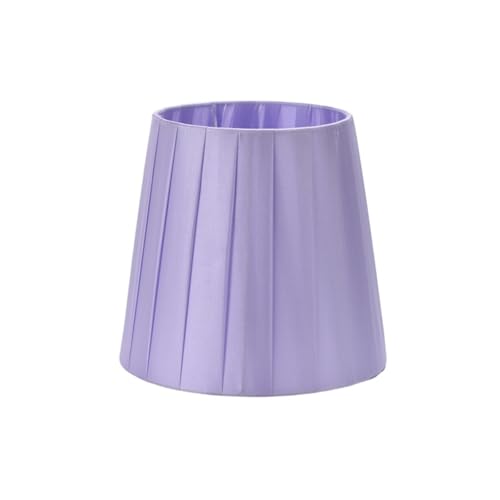 GIJMZY Lampenschirm 2 Stück 14 cm kleine Kronleuchter-Lampenschirme aus Glas, Moderne Wand-Laser-Abdeckung, for Anklipsen for Schlafzimmer und Wohnzimmer(Purple) von GIJMZY