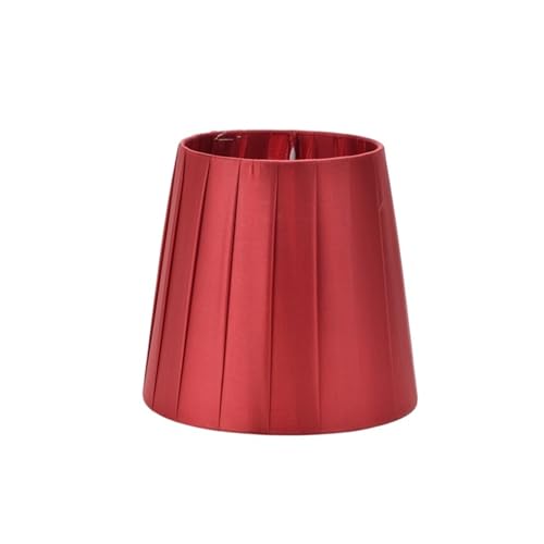 GIJMZY Lampenschirm 2 Stück 14 cm kleine Kronleuchter-Lampenschirme aus Glas, Moderne Wand-Laser-Abdeckung, for Anklipsen for Schlafzimmer und Wohnzimmer(Wine red) von GIJMZY