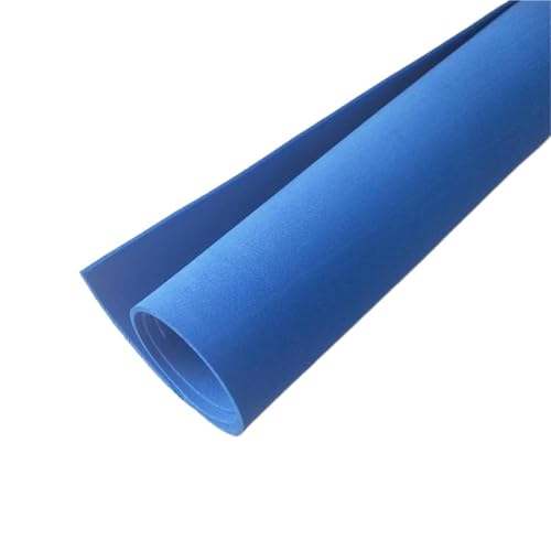 GIJMZY Moosgummi-Platten 10 Stück 2 mm Schaumstoff, Scrapbooking, Basteln for Hochzeit, Blumenwand, Hintergrund, Dekor, DIY, handgefertigtes Material, Geschenkkarte(Blue,50X100cm) von GIJMZY