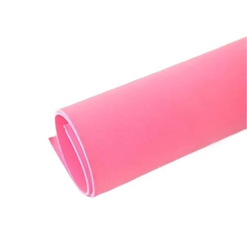 GIJMZY Moosgummi-Platten 10 Stück 2 mm Schaumstoff, Scrapbooking, Basteln for Hochzeit, Blumenwand, Hintergrund, Dekor, DIY, handgefertigtes Material, Geschenkkarte(Pink,50X100cm) von GIJMZY