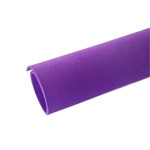 GIJMZY Moosgummi-Platten 10 Stück 2 mm Schaumstoff, Scrapbooking, Basteln for Hochzeit, Blumenwand, Hintergrund, Dekor, DIY, handgefertigtes Material, Geschenkkarte(Purple,50X100cm) von GIJMZY