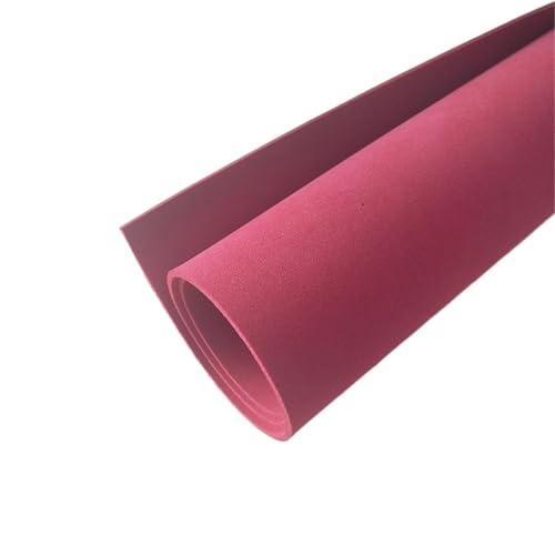 GIJMZY Moosgummi-Platten 10 Stück 2 mm Schaumstoff, Scrapbooking, Basteln for Hochzeit, Blumenwand, Hintergrund, Dekor, DIY, handgefertigtes Material, Geschenkkarte(Red,50X100cm) von GIJMZY