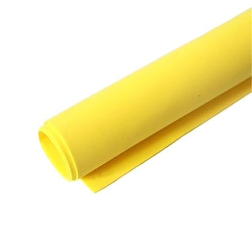 GIJMZY Moosgummi-Platten 10 Stück 2 mm Schaumstoff, Scrapbooking, Basteln for Hochzeit, Blumenwand, Hintergrund, Dekor, DIY, handgefertigtes Material, Geschenkkarte(Yellow,50X50cm) von GIJMZY