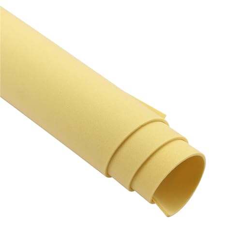 GIJMZY Moosgummi-Platten 10 stücke 50 * 50 cm 2mm PE Schaum Papier Handgemachte Blätter Schwamm Scrapbooking Handwerk for Hintergrund DIY Handgemachte Geschenk Karte Dekor(Beige) von GIJMZY