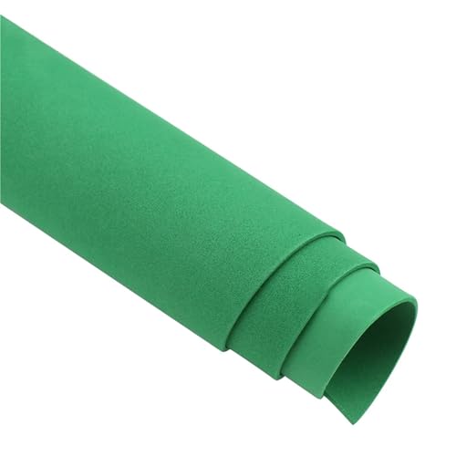 GIJMZY Moosgummi-Platten 10 stücke 50 * 50 cm 2mm PE Schaum Papier Handgemachte Blätter Schwamm Scrapbooking Handwerk for Hintergrund DIY Handgemachte Geschenk Karte Dekor(Green) von GIJMZY