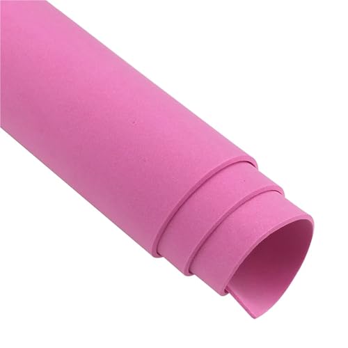 GIJMZY Moosgummi-Platten 10 stücke 50 * 50 cm 2mm PE Schaum Papier Handgemachte Blätter Schwamm Scrapbooking Handwerk for Hintergrund DIY Handgemachte Geschenk Karte Dekor(Pink) von GIJMZY