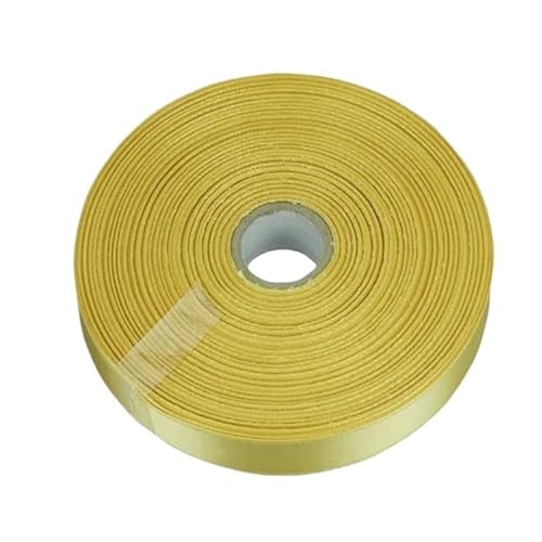 GIJMZY Satinband Bänder 1/2 Zoll 12 mm Satinband 50 Yards for Partykranz Hochzeit Haarschmuck Dekoration Schleifen Geschenkverpackung(Glod) von GIJMZY