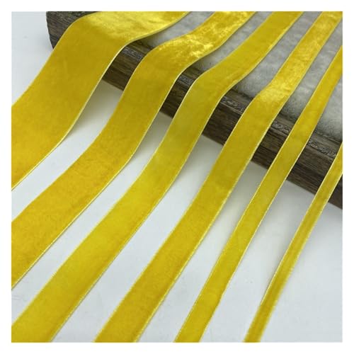 GIJMZY Satinband Bänder 6/10/15/20/25/38mm Velvet Ribbon for Handmade Gift Bouquet Wrapping Supplies Home Party Decorations Christmas Decor Ribbons(36,25MM 5yards) von GIJMZY