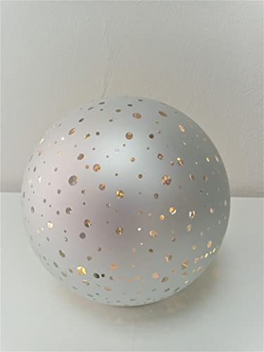 Gilde Glas LED Leuchtkugel White (weiss, 11x11x11cm) von GILDE
