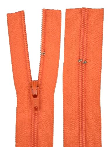 Reißverschluss orange für Bettwäsche Kopfkissen Bettbezüge schließbare Länge 140 cm von GIM