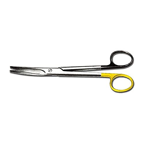 Gima - Mayo Super Cut Schere, gebogen, mit Klingen zum Schneiden von Stoffen mit Griff ohne Schlitten, 17cm, 26486 von GIMA