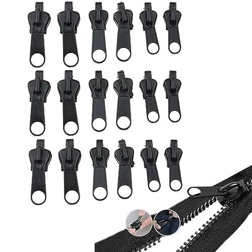 Ersatz Reißverschluss Reparaturset - Deft Design Reißverschlüss Reparatur Set - Universal Instant Metall Fix Zipper Repair Kit Für Jacken Taschen Zelte Gepäck Schlafsack Koffer von GIMOCOOL