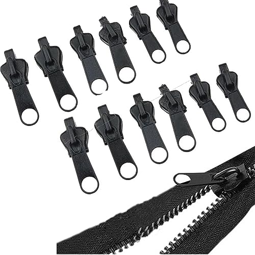 Ersatz Reißverschluss Reparaturset - Deft Design Reißverschlüss Reparatur Set - Universal Instant Metall Fix Zipper Repair Kit Für Jacken Taschen Zelte Gepäck Schlafsack Koffer von GIMOCOOL