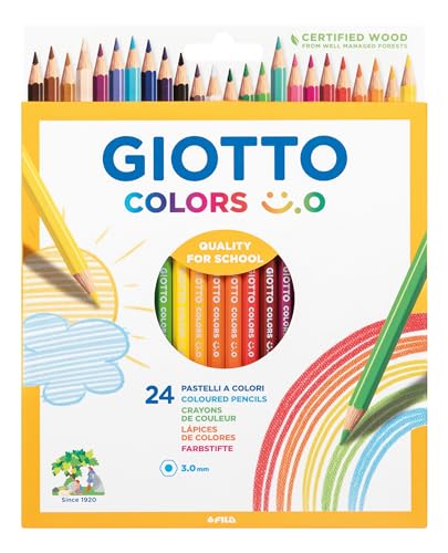 Giotto Colors Smile Buntstifte - 24 Stück von GIOTTO