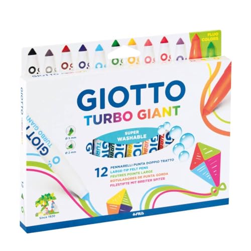 Giotto Turbo Giant Mehrfarbig Filzstift – Stifte (Mehrfarbig, Mehrfarbig) von GIOTTO