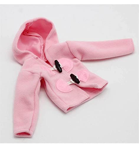 GIVBRO Puppenkleidung Mantel mit Schnalle, warme Kleidung für 60 cm Puppe, Verkleidung, rosa Kostümzubehör von GIVBRO