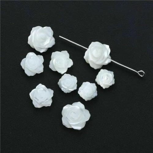 Muschel-Anhänger, natürlich geschnitzt, Perlmutt, Blumen-Muschel, Anhänger, Perlen für DIY-Halsketten, Schmuckherstellung, 20, zwei Seiten, rosa, 1 Stück Muschel-Anhänger, natürlich geschnitzt, Perlmutt, Blumen-Muschel, Anhänger, Perlen für DIY-Halsketten, Schmuckherstellung, 20, zwei Seiten, rosa, 1 Stück von GJUYTD