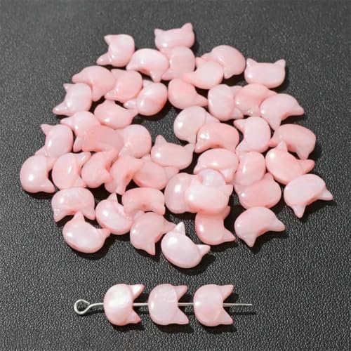 Niedliche Kaninchen-Muschelperlen, Katzen-Charms, bunte natürliche Perlmutt-Muschel, lose Perlen zur Schmuckherstellung, DIY-Halskette, Armband, 21 Katze, 10 x 8, 3 Stück Niedliche Kaninchen-Muschelperlen, Katzen-Charms, bunte natürliche Perlmutt-Muschel, lose Perlen zur Schmuckherstellung, DIY-Halskette, Armband, 21 Katze, 10 x 8, 3 Stück von GJUYTD