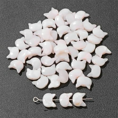 Niedliche Kaninchen-Muschelperlen, Katzen-Charms, bunte natürliche Perlmutt-Muschel, lose Perlen zur Schmuckherstellung, DIY-Halskette, Armband, 24 Katzen, 10 x 8, 1 Stück Niedliche Kaninchen-Muschelperlen, Katzen-Charms, bunte natürliche Perlmutt-Muschel, lose Perlen zur Schmuckherstellung, DIY-Halskette, Armband, 24 Katzen, 10 x 8, 1 Stück von GJUYTD