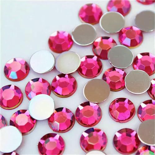 100 Stück 8 mm AB Bunte flache Rückseite runde Steine und Kristalle Acryl Strass Applikation DIY Kleidungsdekoration ZZ759-Fuchsia AB-8mm-100 Stück 100 Stück 8 mm AB Bunte flache Rückseite runde Steine und Kristalle Acryl Strass Applikation DIY Kleidungsdekoration ZZ759-Fuchsia AB-8mm-100 Stück von GJUYTI