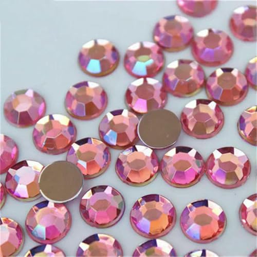 100 Stück 8 mm AB Bunte flache Rückseite runde Steine und Kristalle Acryl Strass Applikation DIY Kleidungsdekoration ZZ759-Pink AB-8mm-100 Stück 100 Stück 8 mm AB Bunte flache Rückseite runde Steine und Kristalle Acryl Strass Applikation DIY Kleidungsdekoration ZZ759-Pink AB-8mm-100 Stück von GJUYTI