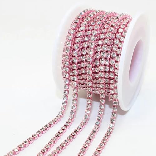 15" Strang 4–14,0 mm Katzenaugen-Naturstein-Kristallperlen, glatte, runde Perlen für Armbänder, handgefertigte DIY-Schmuckkomponentenherstellung, Rosa, 10 mm, 40 Stück von GJUYTI