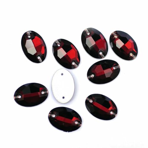 3210 ovale Aufnähsteine aus Glas, AAAAA-Qualität, zum Aufnähen von Strass-Applikationen für Kleider, Kleidung, Rauchtopas, 7 x 10 mm, 48 Stück 3210 ovale Aufnähsteine aus Glas, AAAAA-Qualität, zum Aufnähen von Strass-Applikationen für Kleider, Kleidung, Rauchtopas, 7 x 10 mm, 48 Stück von GJUYTI
