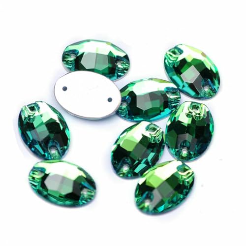 3210 ovale Aufnähsteine aus Glas, Strasssteine in AAAAA-Qualität, zum Aufnähen für Strass-Applikationen, Kleider, Kleidung, Peridot, 7 x 10 mm, 48 Stück 3210 ovale Aufnähsteine aus Glas, Strasssteine in AAAAA-Qualität, zum Aufnähen für Strass-Applikationen, Kleider, Kleidung, Peridot, 7 x 10 mm, 48 Stück von GJUYTI