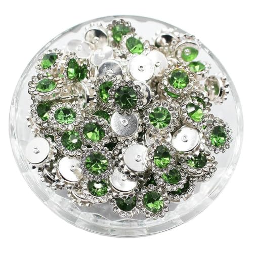 8–12 mm Krallen-Strasssteine, Perlensteine zum Aufnähen, Kristalle, Glasperlen, silberne Grundsteine, Strassbesatz, Nähzubehör, Bastel-Edelsteine, S, Peridot, 12 mm, 30 Stück 8–12 mm Krallen-Strasssteine, Perlensteine zum Aufnähen, Kristalle, Glasperlen, silberne Grundsteine, Strassbesatz, Nähzubehör, Bastel-Edelsteine, S, Peridot, 12 mm, 30 Stück von GJUYTI