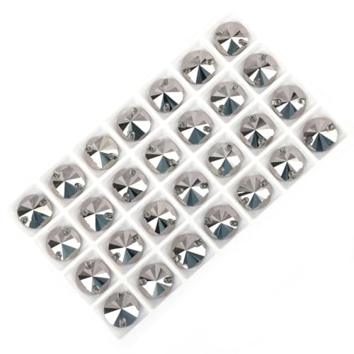 Natursteinperle, schwarz-weiß, Katzenauge, Opal, Lava-Achat, Hämatit, runde Perlen für Schmuck, DIY-Armband, 4–12 mm, Eisblumen-Achat, 10 mm, ca. 35 Perlen von GJUYTI