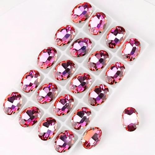 Ovale Form, silberne Krallenfassungen, 20 Stück/P, Regenbogen- und Gelee-AB-Farben, Glaskristall, 10 x 14,0 mm, 13 x 18 mm, Strass-Applikation zum Aufnähen, DIY-A15 Hellpfirsich RB, 10 x 14, Ovale Form, silberne Krallenfassungen, 20 Stück/P, Regenbogen- und Gelee-AB-Farben, Glaskristall, 10 x 14,0 mm, 13 x 18 mm, Strass-Applikation zum Aufnähen, DIY-A15 Hellpfirsich RB, 10 x 14, von GJUYTI
